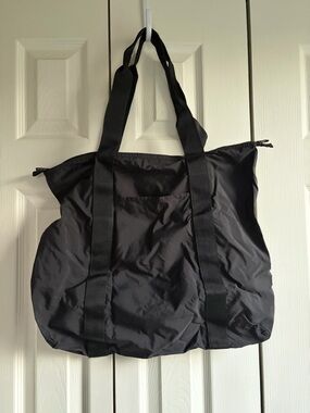 ACCESSORIZE Black Nylon Packable Tote Bag